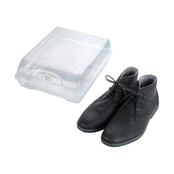 Cutie transparentă pentru depozitarea pantofilor Wenko Smart, lățime 29 cm