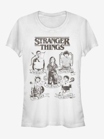 ZOOT.Fan Netflix DnD Stranger Things Tricou Alb