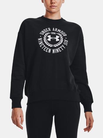 Under Armour Rival Fleece Crest Grp Crew Hanorac Negru