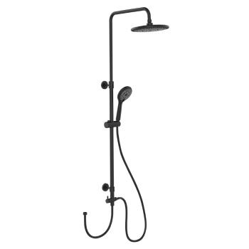 Set de duș negru din oțel inoxidabil 120 cm Water Saving – Wenko