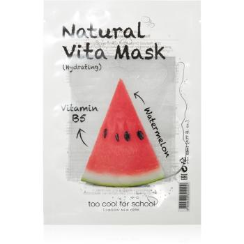 Too Cool For School Natural Vita Mask Hydrating Watermelon mască textilă hidratantă 23 g