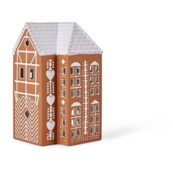 Sfeșnic pentru lumânări pastilă din gresie Gingerbread Lighthouse – Kähler Design