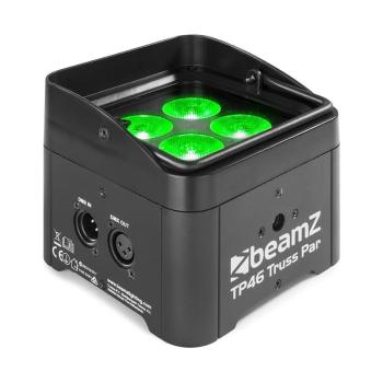 Beamz TP 46 Truss Par, reflector vertical, 4 x 4 W 4 în 1 LED, RGB-UV, 9 canale DMX