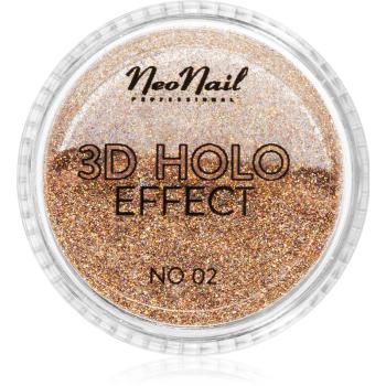 NeoNail 3D Holo Effect pudra cu particule stralucitoare pentru unghii 2 g