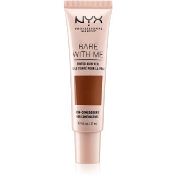 NYX Professional Makeup Bare With Me Tinted Skin Veil make-up cu textura usoara culoare 10 Deep Mocha 27 ml