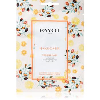 Payot Morning Mask Hangover mască textilă iluminatoare pentru toate tipurile de ten 19 ml