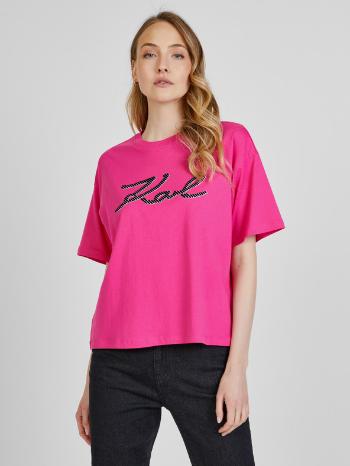 Karl Lagerfeld Tricou Roz