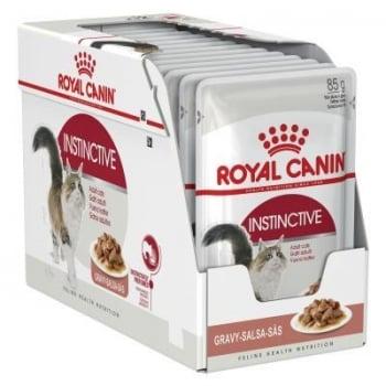 Royal Canin Instinctive Adult, bax hrană umedă pisici, (în sos), 85g x 24
