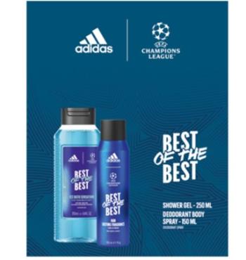 Adidas UEFA Best Of The Best - gel de duș 250 ml + deodorant spray 150 ml