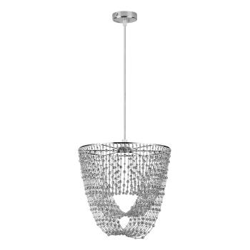 Lustră argintie ø 40 cm Elba – Candellux Lighting