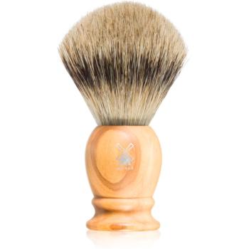 Mühle CLASSIC Silvertip Badger Olive Wood pamatuf pentru ras din par de bursuc Large 1 buc