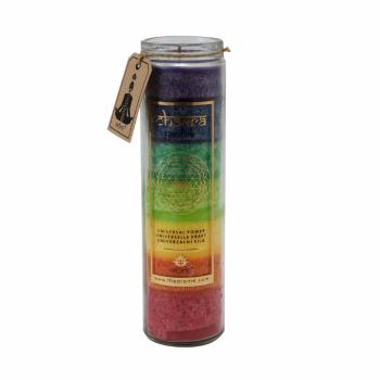 Lumânare parfumată înaltă Arome Chakra forța  universală, 320 g