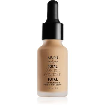 NYX Professional Makeup Total Control Drop Foundation make up culoare 09 Medium Olive 13 ml