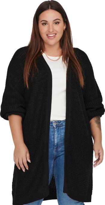 ONLY CARMAKOMA Cardigan de damă CARMIRLA 15274155 Black 3XL/4XL