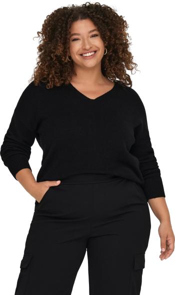 ONLY CARMAKOMA Pulover de damă CARMARGARETA 15267202 Black 3XL/4XL