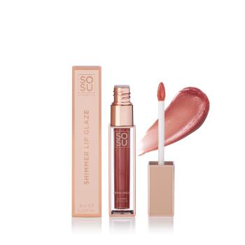 SOSU Cosmetics Luciu de buze Shimmer (Lip Glaze) 6 ml Rose Gold