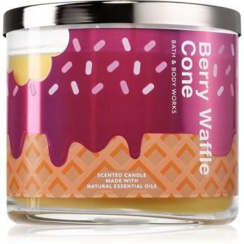 Bath & Body Works Berry Waffle Cone lumânare parfumată 411 g