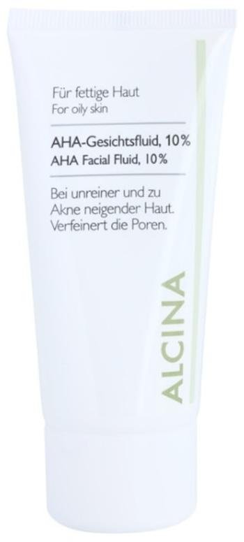 Alcina Fluid pentru ten cu acizi AHA 10% (AHA Facial Fluid, 10%) 50 ml