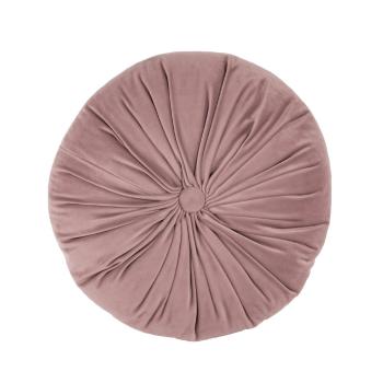 Pernă decorativă din catifea Tiseco Home Studio Velvet, ø 38 cm, roz deschis