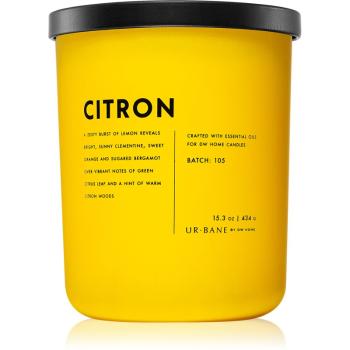 DW Home Ur*Bane Citron lumânare parfumată 434 g