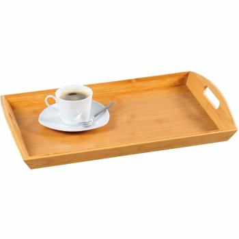 Kesper 77506 Tavă de servit din lemn, 48 x 31 x5,5 cm