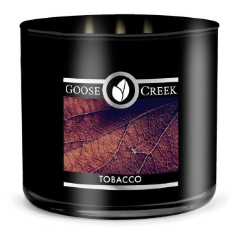 Lumânare parfumată pentru bărbați Goose Creek Tobacco, 35 de ore de ardere