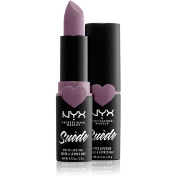 NYX Professional Makeup Suede Matte  Lipstick ruj mat culoare 15 Violet Smoke 3.5 g
