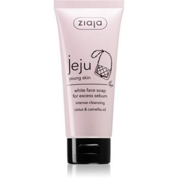 Ziaja Jeju Young Skin sapun gentil pentru curatare facial 75 ml