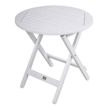 Masă auxiliară de grădină rotundă din lemn de eucalipt ø 50 cm Mesa – Garden Pleasure