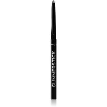 Avon Glimmerstick dermatograf de culoare intensa culoare Blackest Black 0,35 g