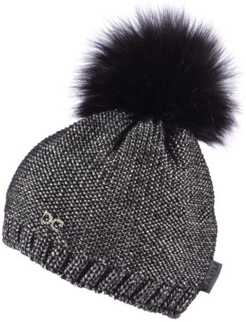 CAPU Căciulă de iarnă cu pom-pom Black 369-E