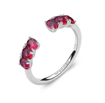 Brosway Inel deschis strălucitor Fancy Passion Ruby FPR11 52 mm