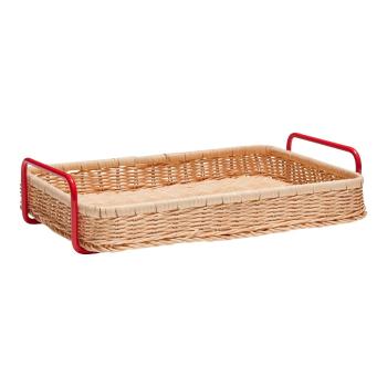 Tavă de servire din ratan 27x42 cm Splint – Hübsch