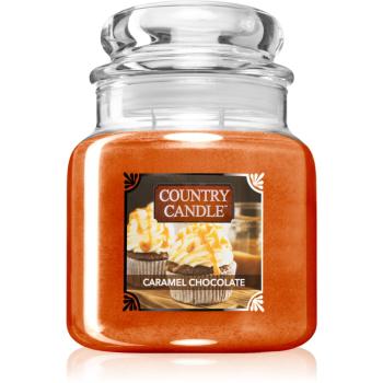Country Candle Caramel Chocolate lumânare parfumată 453,6 g