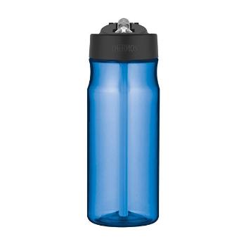 Thermos Sticla de hidratare sport cu paie - albastru deschis 530 ml