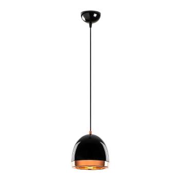 Lustră neagră/aurie cu abajur din metal ø 17 cm Mugo – Opviq lights