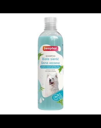 BEAPHAR Shampoo White Dod 250 ml sampon pentru caini cu blana alba