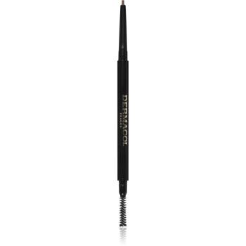 Dermacol Eyebrow Micro Styler creion pentru sprancene cu pensula culoare No.02 0,1 g