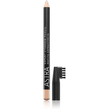 Astra Make-up Expert creion pentru sprancene cu pensula culoare EB5 Blonde 1,1 g