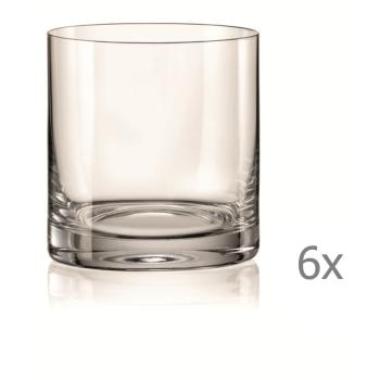 Set 6 pahare pentru whisky Crystalex Barline, 280 ml