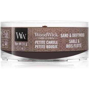 Woodwick Sand & Driftwood lumânare votiv cu fitil din lemn 31 g