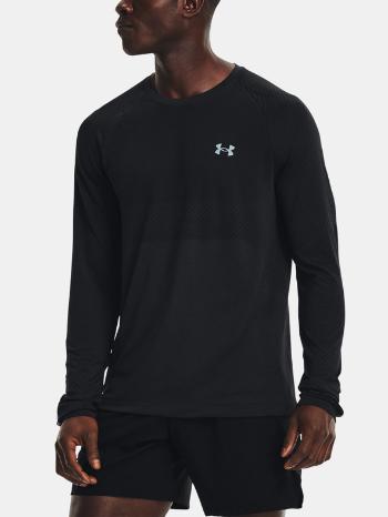 Under Armour UA Seamless Run LS Tricou Negru