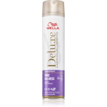 Wella Deluxe Pure Fullness fixativ pentru păr cu fixare foarte puternică pentru volum 250 ml