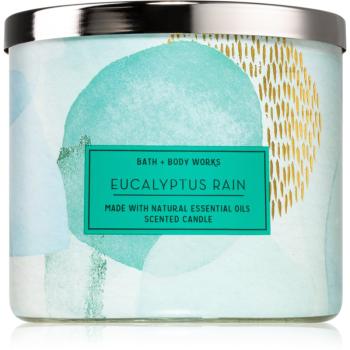 Bath & Body Works Eucalyptus Rain lumanare III. 411 g