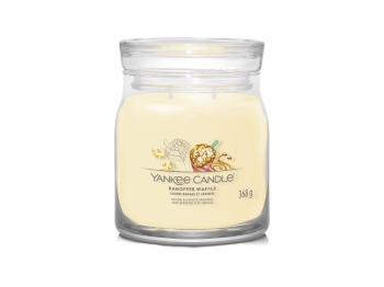 Yankee Candle Lumânare aromatica Signature sticlă medie Banoffee Waffle 368 g