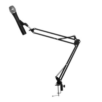 Auna Pro ST-1.2, negru, braț de microfon, suport cu prindere mecanică, 1,5 kg, 35 x 35 cm