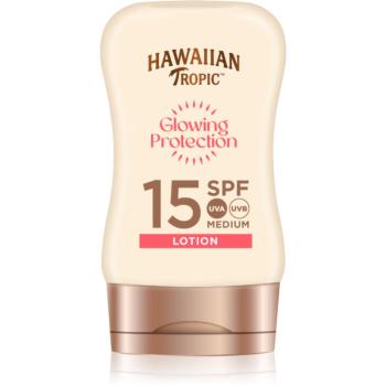 Hawaiian Tropic Glowing Protection Mini cremă pentru plaja SPF 15 100 ml