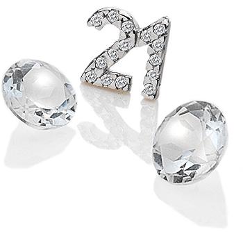 Hot Diamonds Elemente mici-accesorii și litere "21" zirconiu EX210