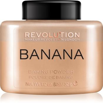 Makeup Revolution Baking Powder pudra culoare Banana 32 g