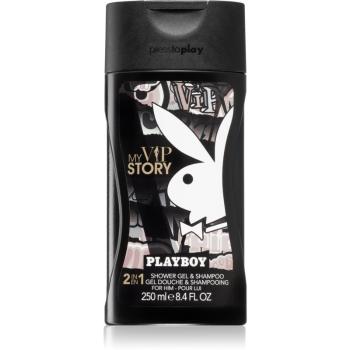 Playboy My VIP Story 2 in 1 gel de dus si sampon pentru bărbați 250 ml